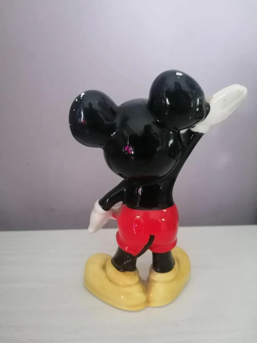 Vintage Mickey Mouse Porcelain Figurine - Image 2