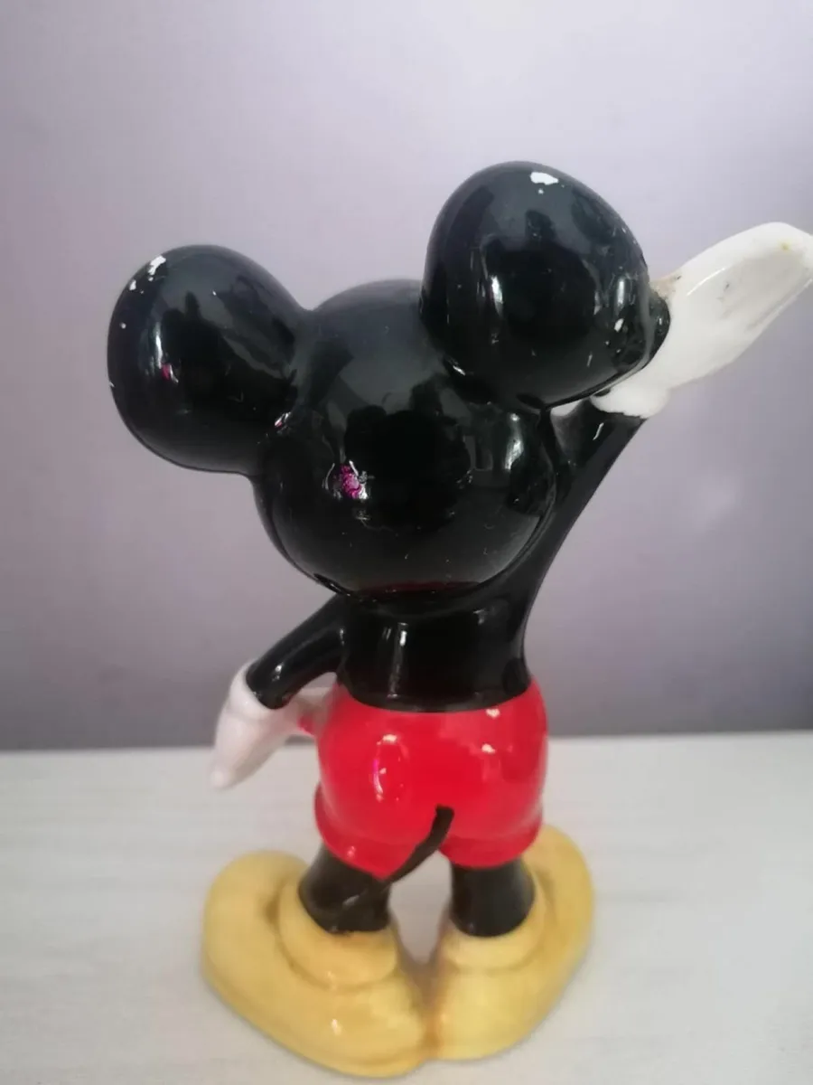 Vintage Mickey Mouse Porcelain Figurine - Image 3