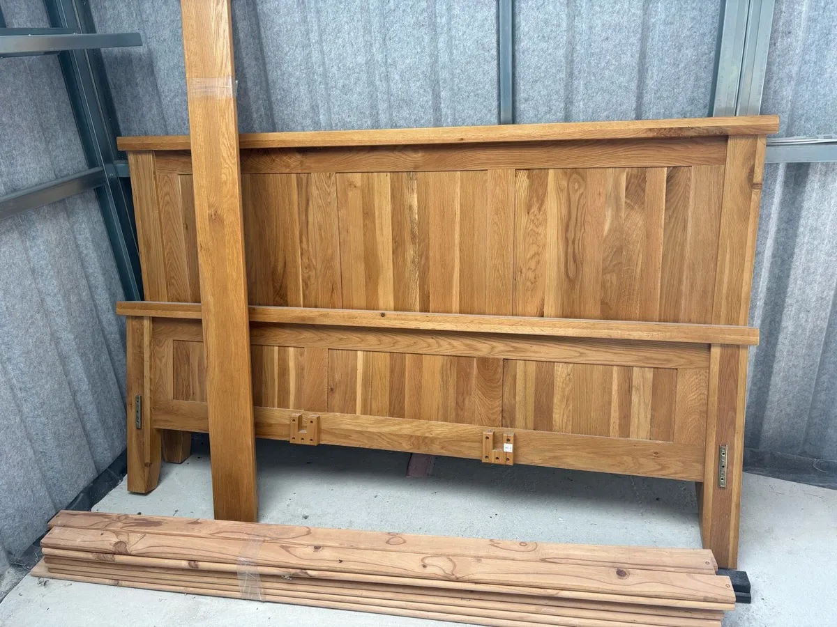 6ft wooden frame bed - Image 1