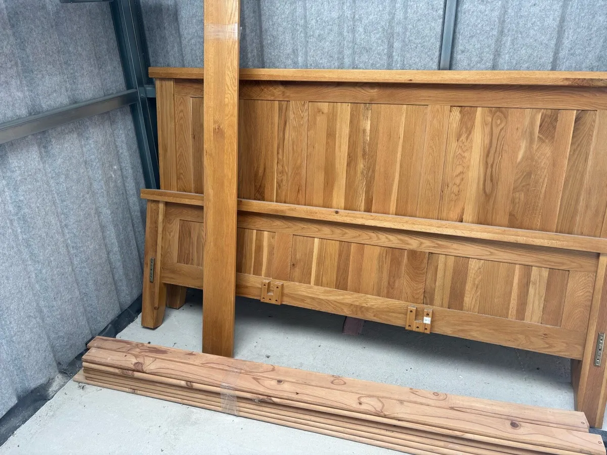 6ft wooden frame bed - Image 2