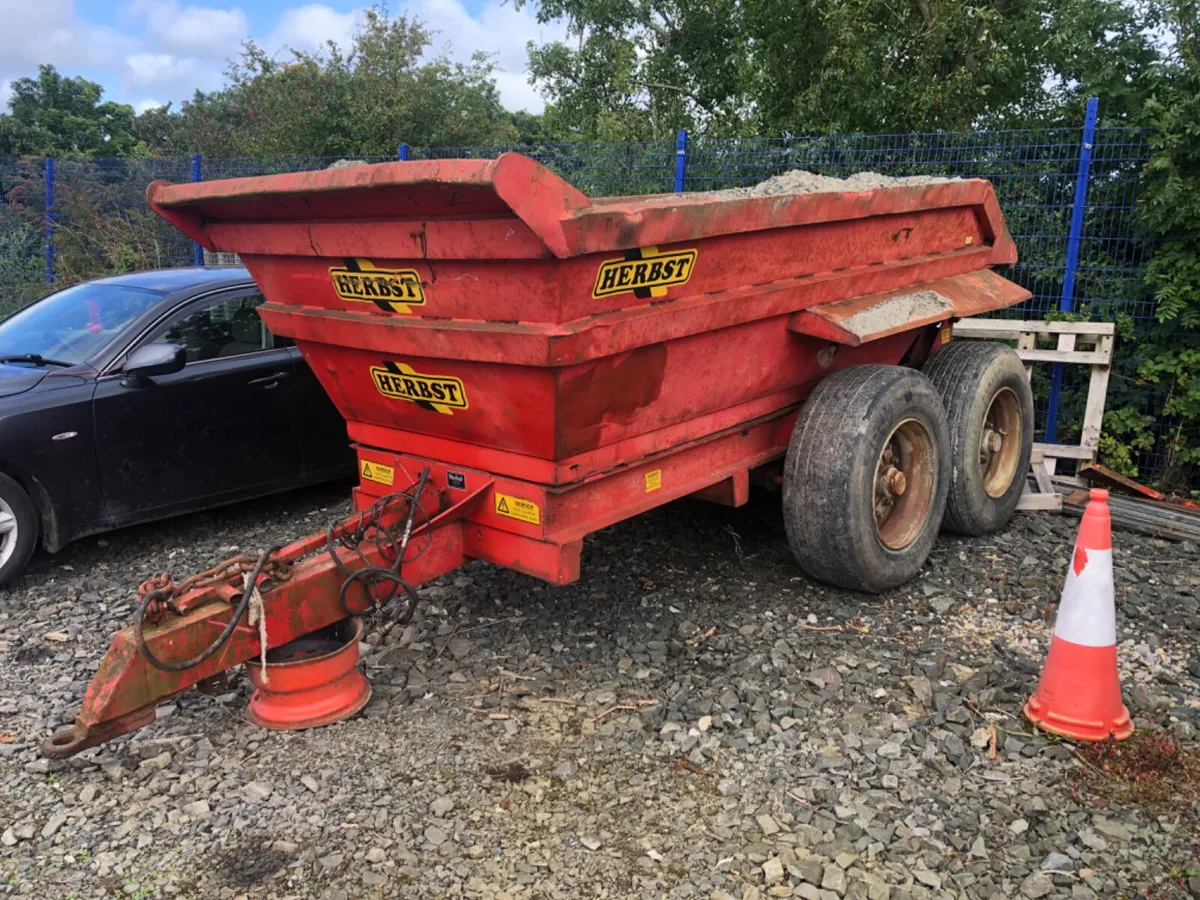 12 tonne Herbst dump trailer - Image 1