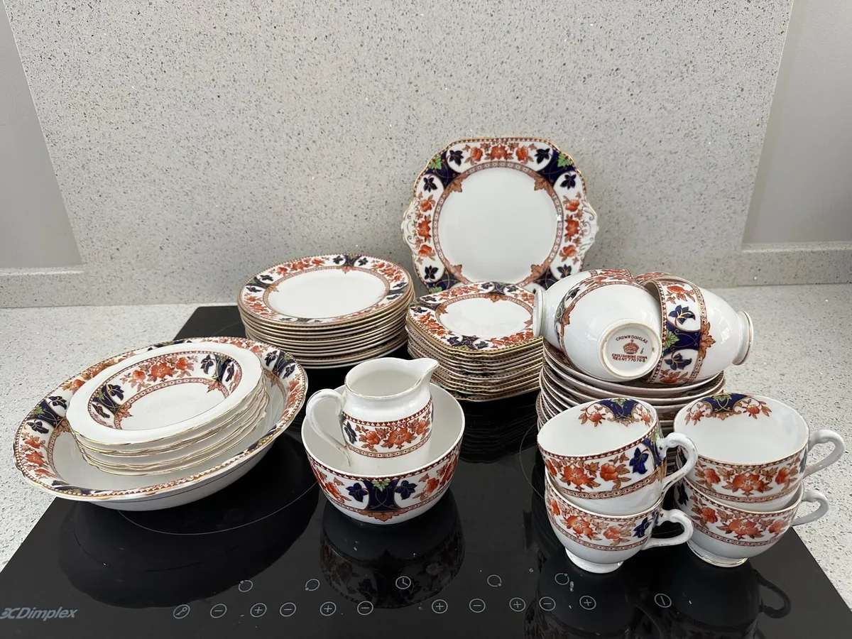 Crown Douglas English bone China tea set no 770768 - Image 1