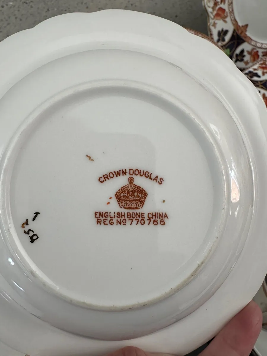 Crown Douglas English bone China tea set no 770768 - Image 3