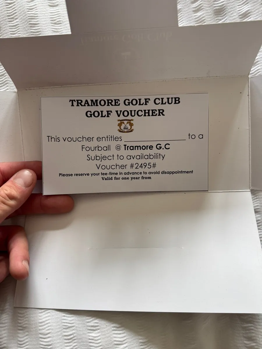 Golf voucher fourball Tramore GC - Image 2