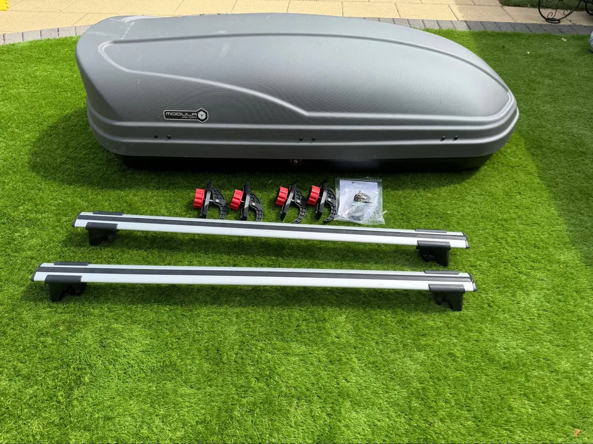WEGO 450L Dual side opening roof box + rack - Image 4