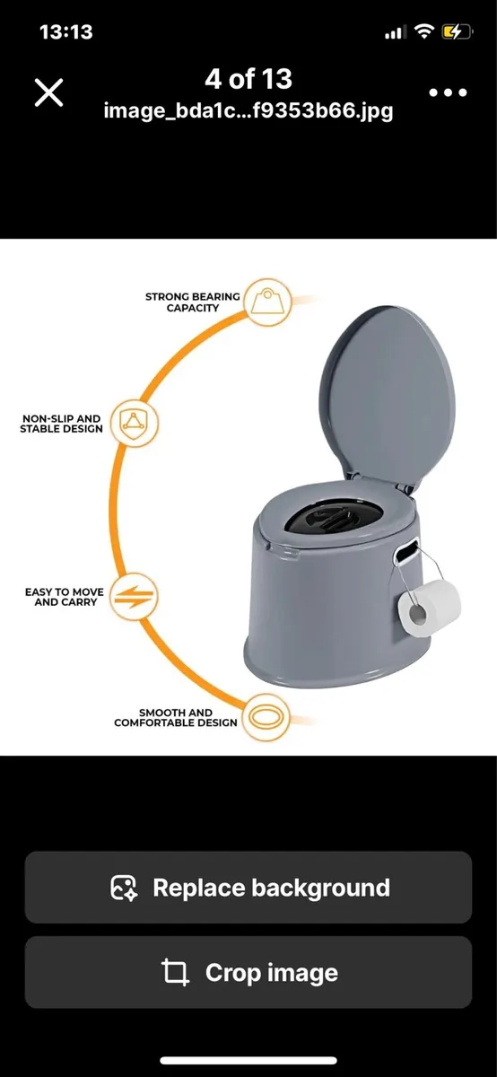 Camping Toilet 6 Litre Portable - Image 3