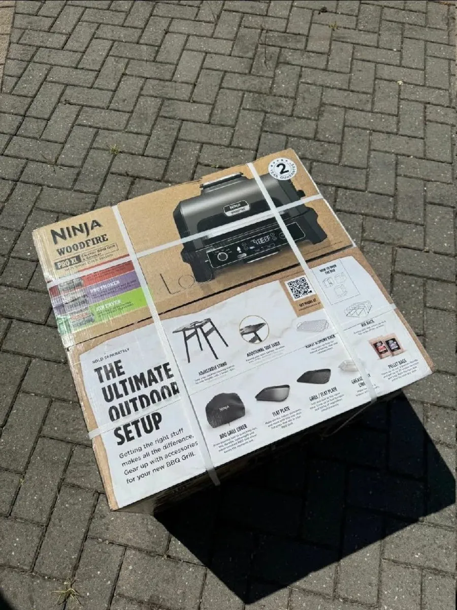 Ninja OG850UK Woodfire Pro XL Electric BBQ Grill - Image 2
