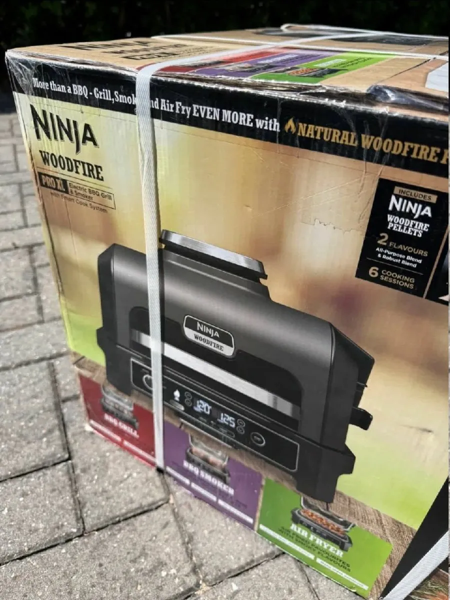 Ninja OG850UK Woodfire Pro XL Electric BBQ Grill - Image 3