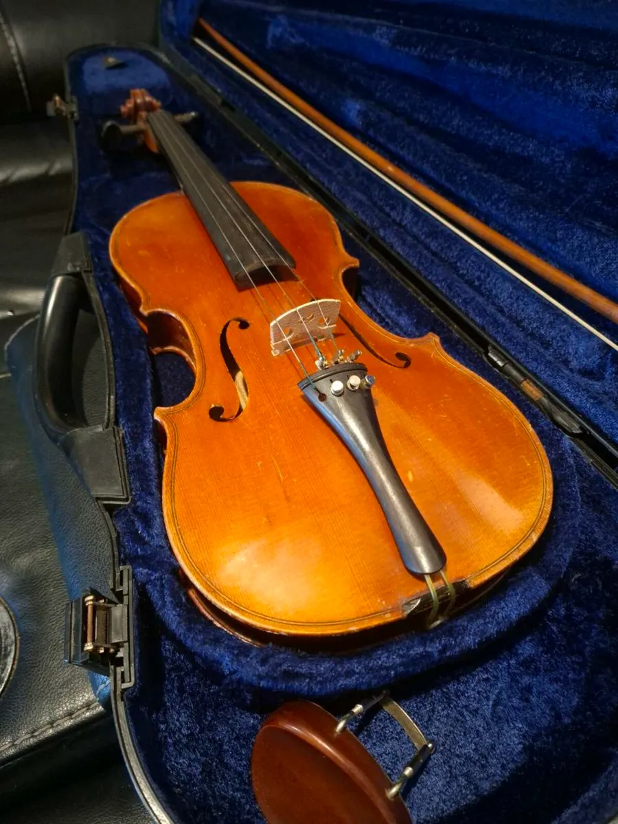 Antique German Mittenwald Violin - Image 1