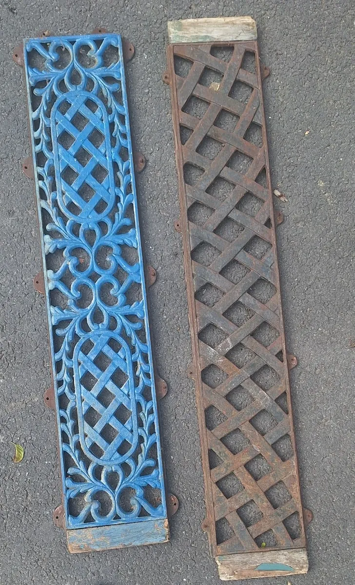 Vintage Cast Iron Panels - Image 1