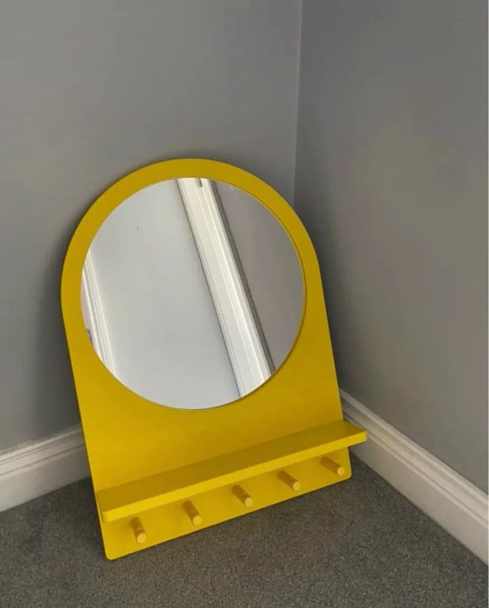 Ikea Saltrod mirror with shelf and hooks - Image 2