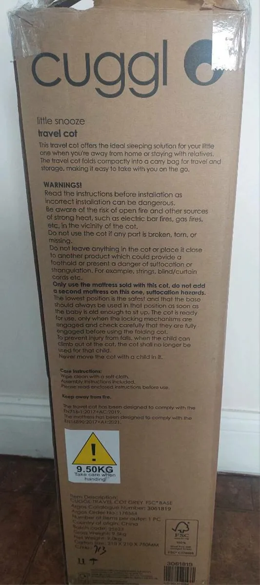 Travel cot - Image 4