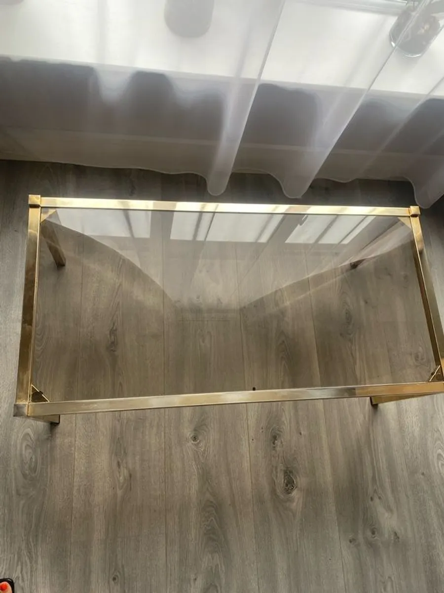 Glass coffee table - Image 2