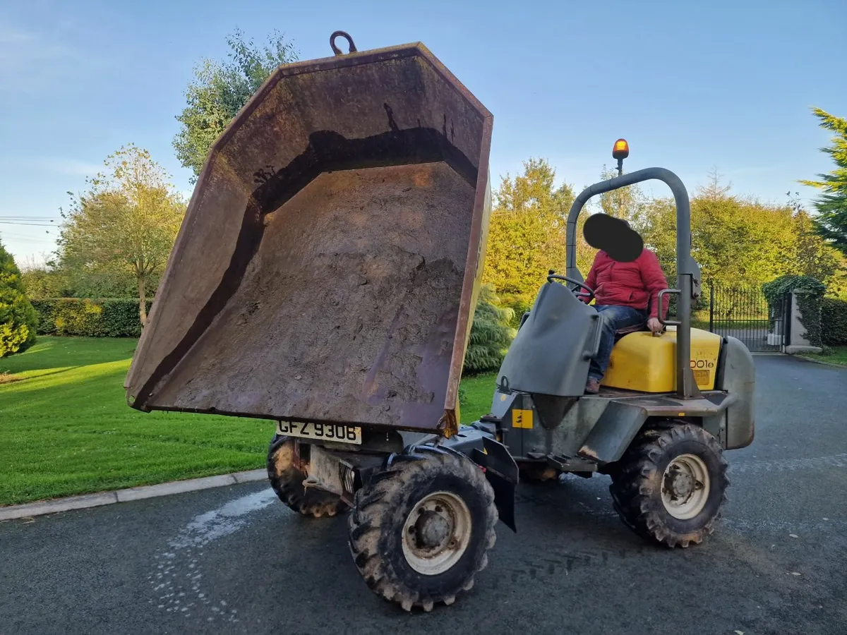 Wacker Neuson 3 ton swivel dumper 488 hrs - Image 2