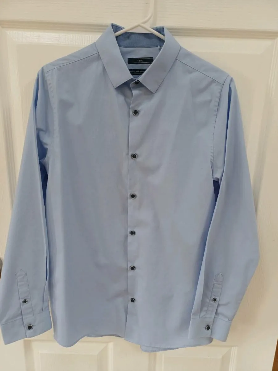 NEXT Blue boys occasion wear shirt age 14 - Image 1