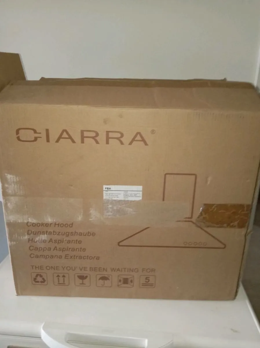 Brand new black cooker hood. - Image 2