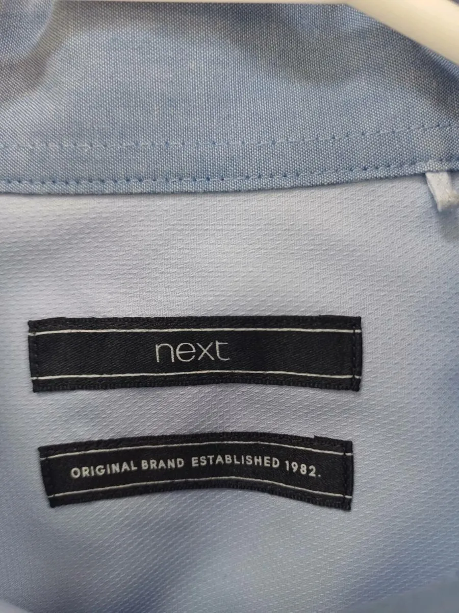 NEXT Blue boys occasion wear shirt age 14 - Image 2
