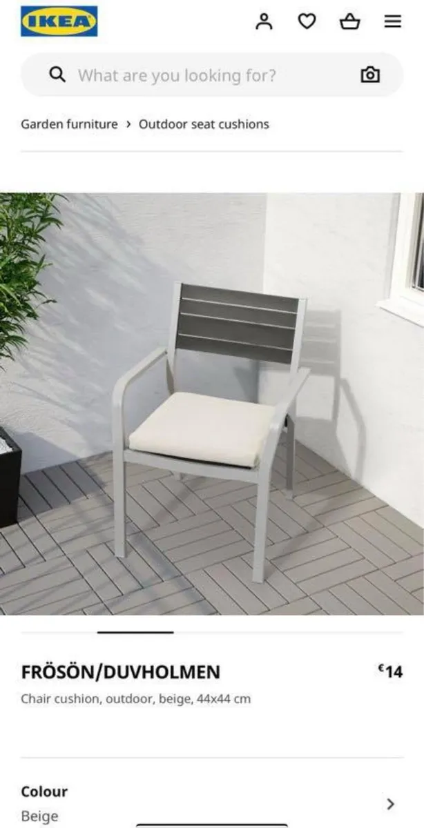 New Ikea Froson/Duvholmen chair cushions & covers - Image 4