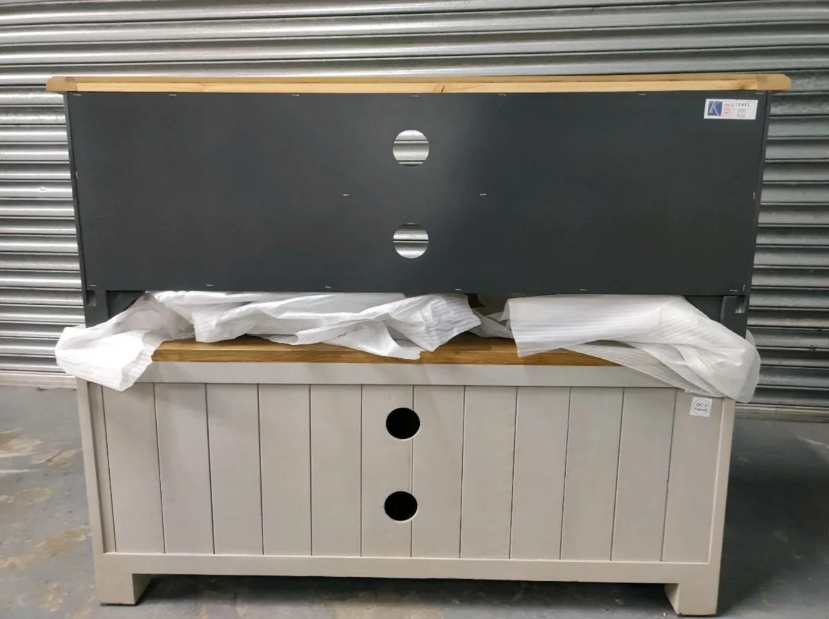New oak TV units *Delivery - Image 2