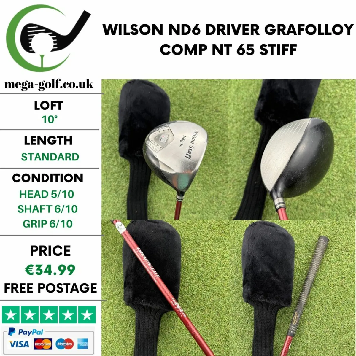 WILSON ND6 DRIVER / 10° / STIFF - Image 1