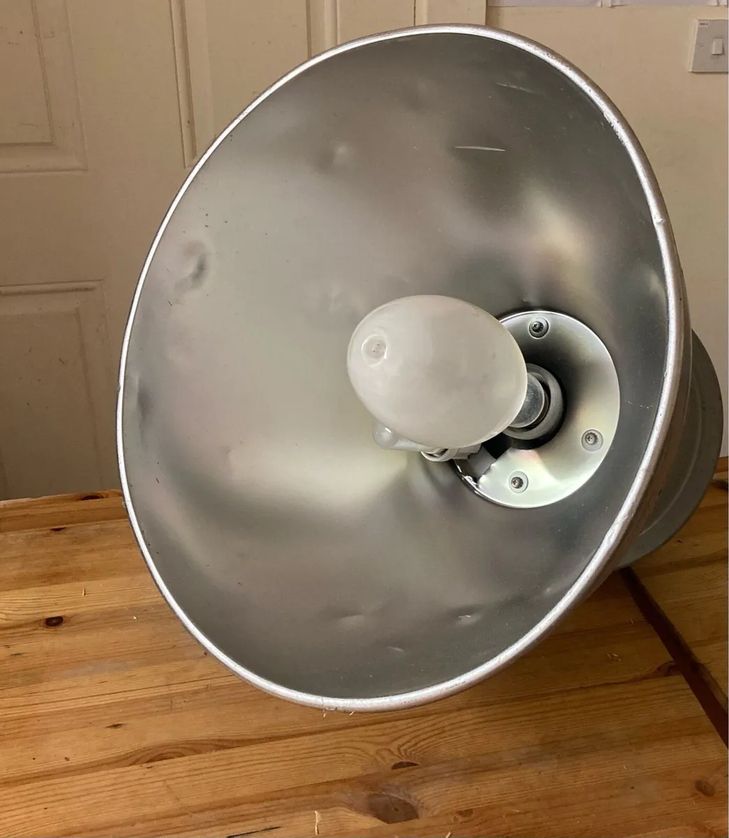 2 Large Industrial lights - Image 1