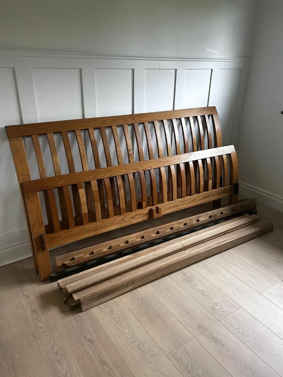 Superking Oak Bed Frame - Image 1