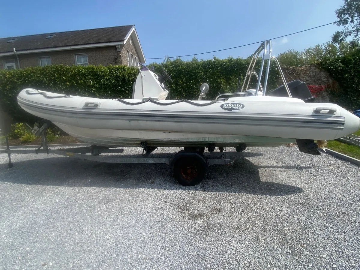 5.8 metre Infanta Rib and trailer for sale - Image 1