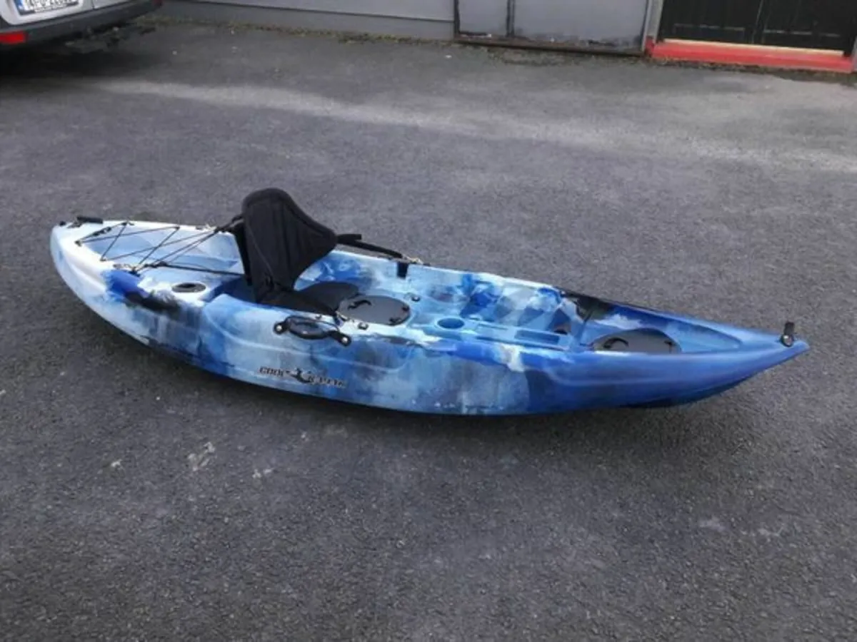 kayak, paddle, seat  and ladies 5mm wetsuit bundle - Image 1