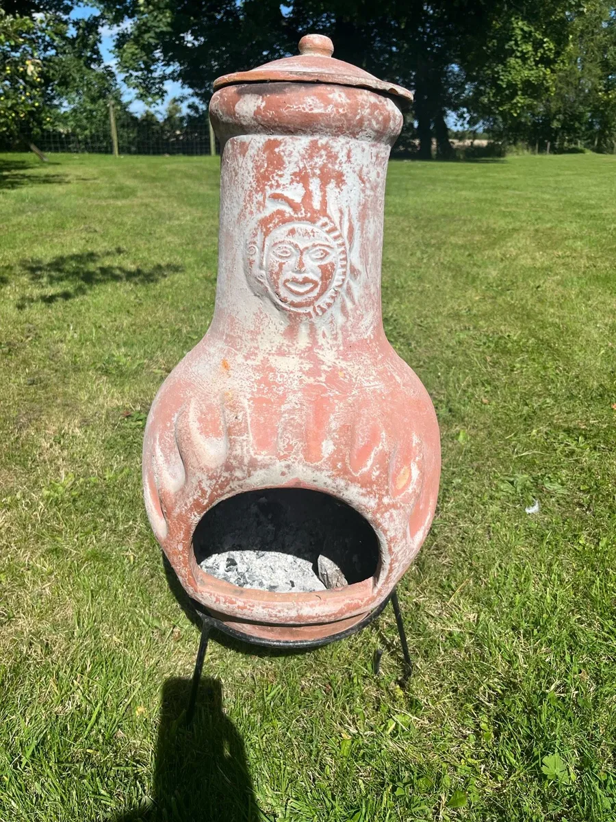 Terracotta Chiminea - Image 1