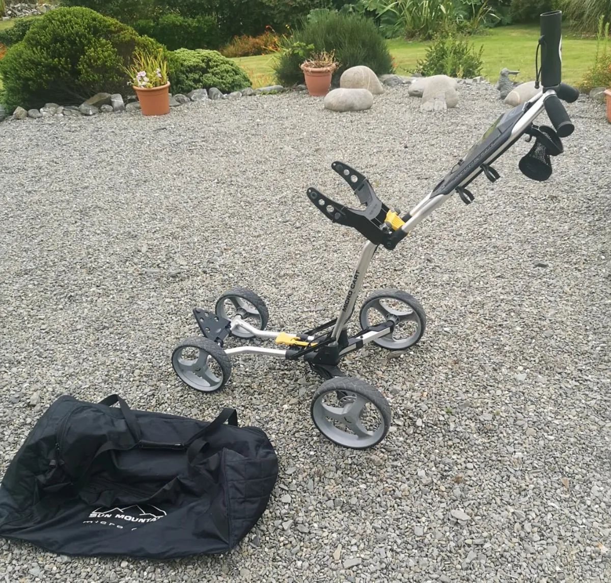 Sun Mountain Micro Cart, 4 wheel, lightweight - Image 2