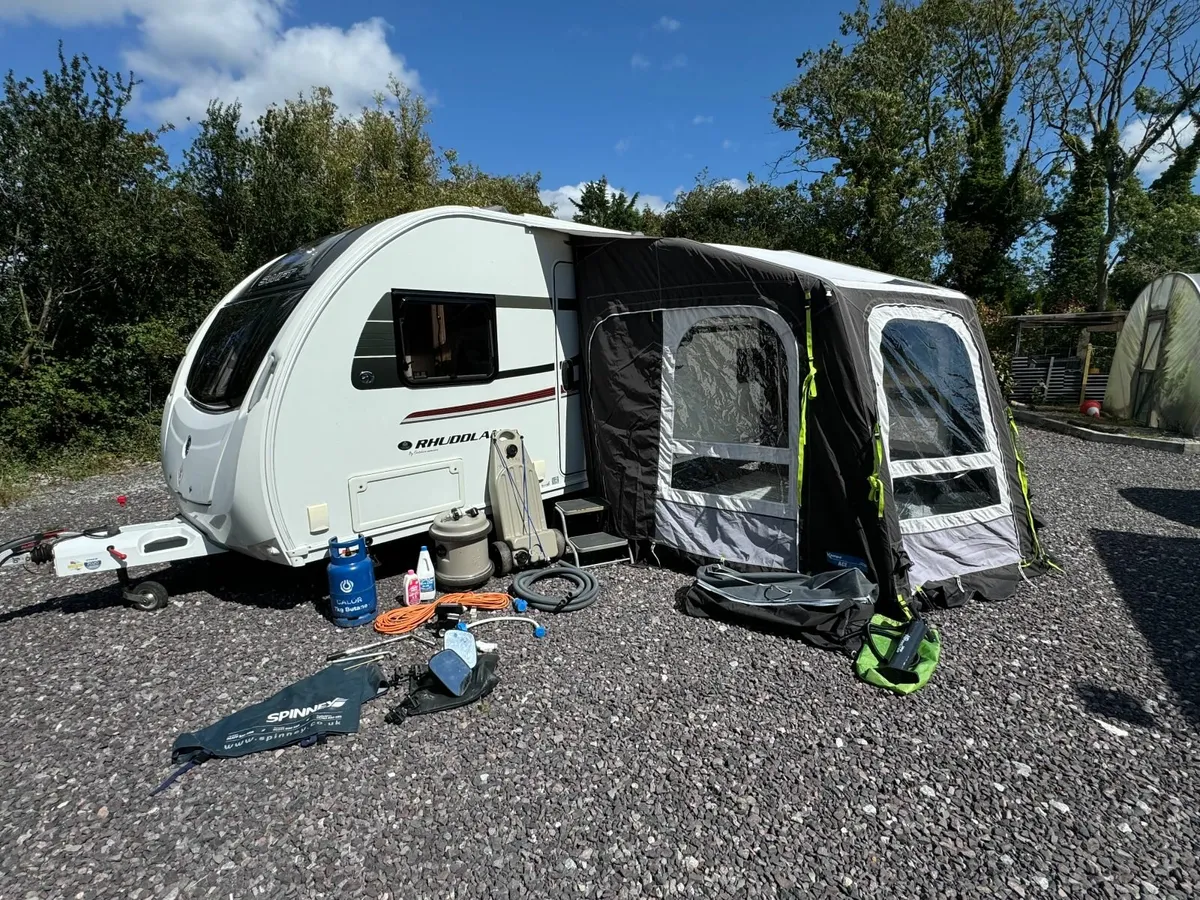 2017 Swift 6 Berth Fixed Bunks M-Movers Air Awning - Image 3