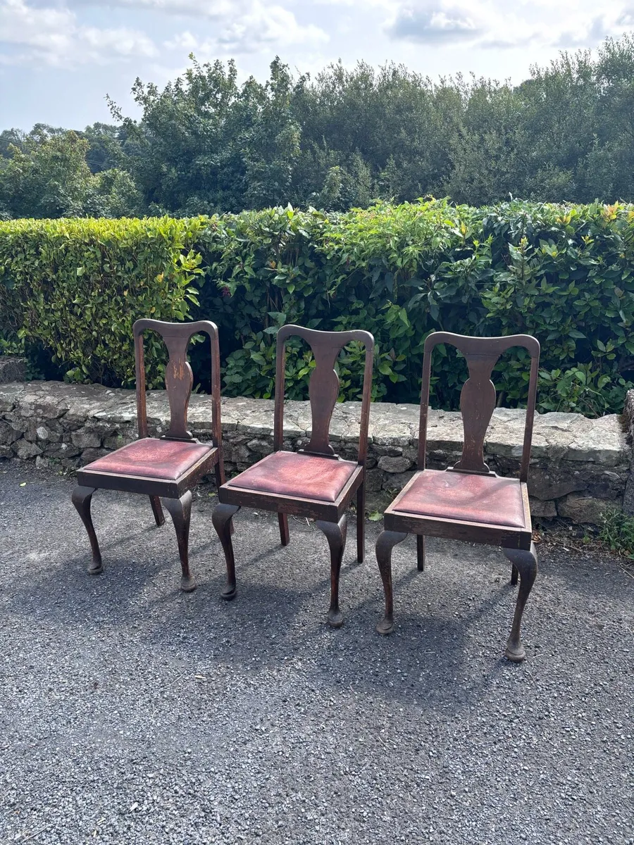 Solid wood chairs - Image 1