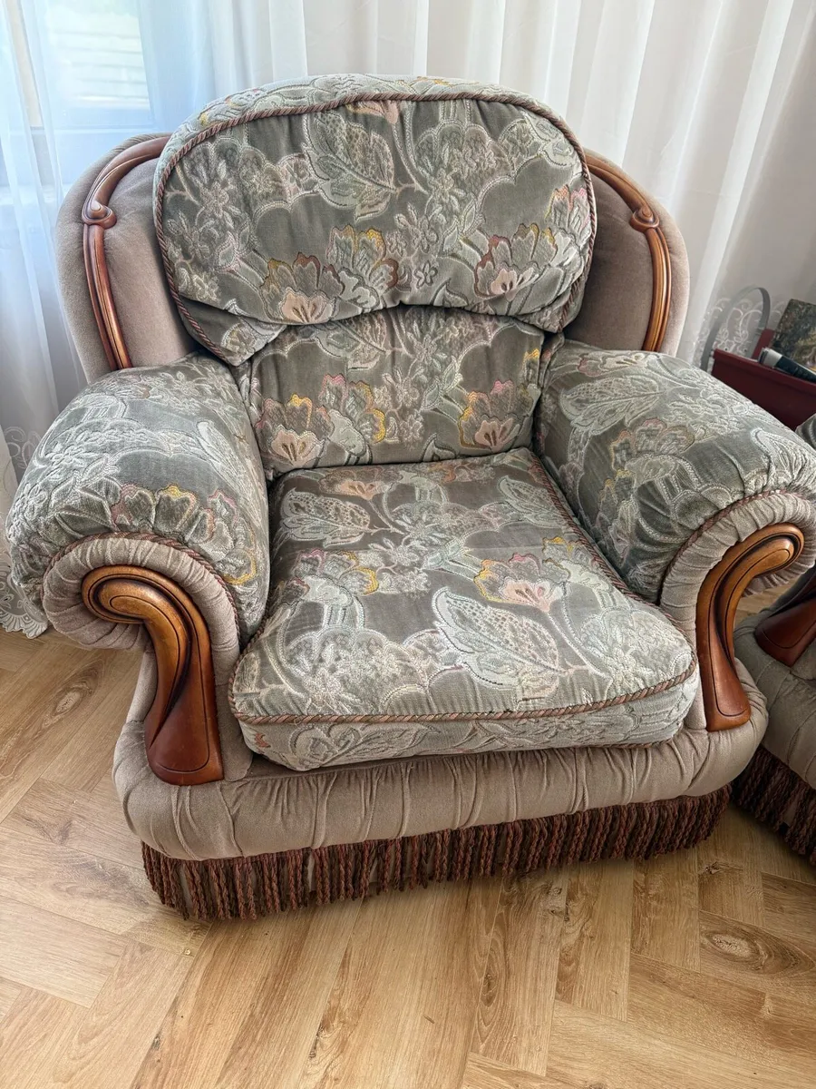 sofa set: 3-seater and 1 armchair - Image 3