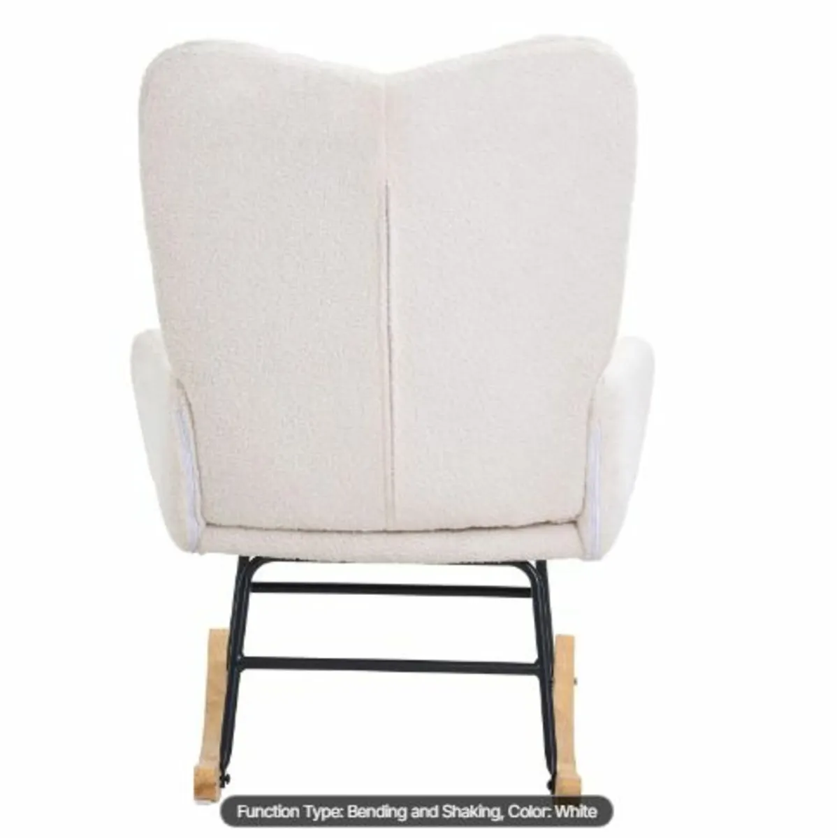 Nursery Rocking Chair, 250 lbs Weight Capacity - Image 3