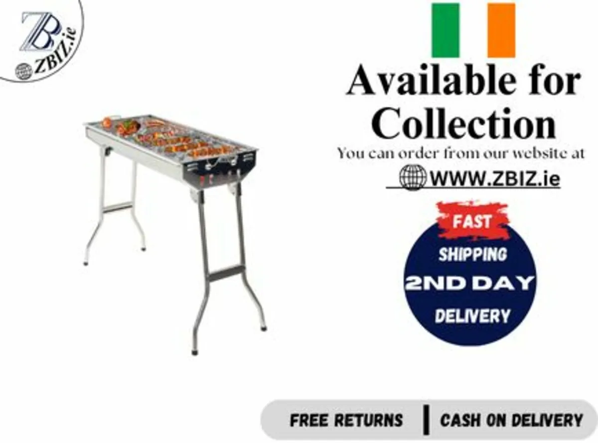 Barbecue Grill for Outdoor Cooking and Camping - Image 1