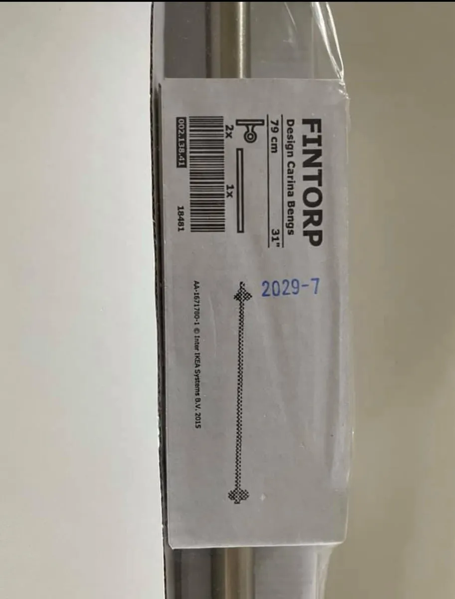 New Ikea Fintorp, rail nickel plated - Image 3