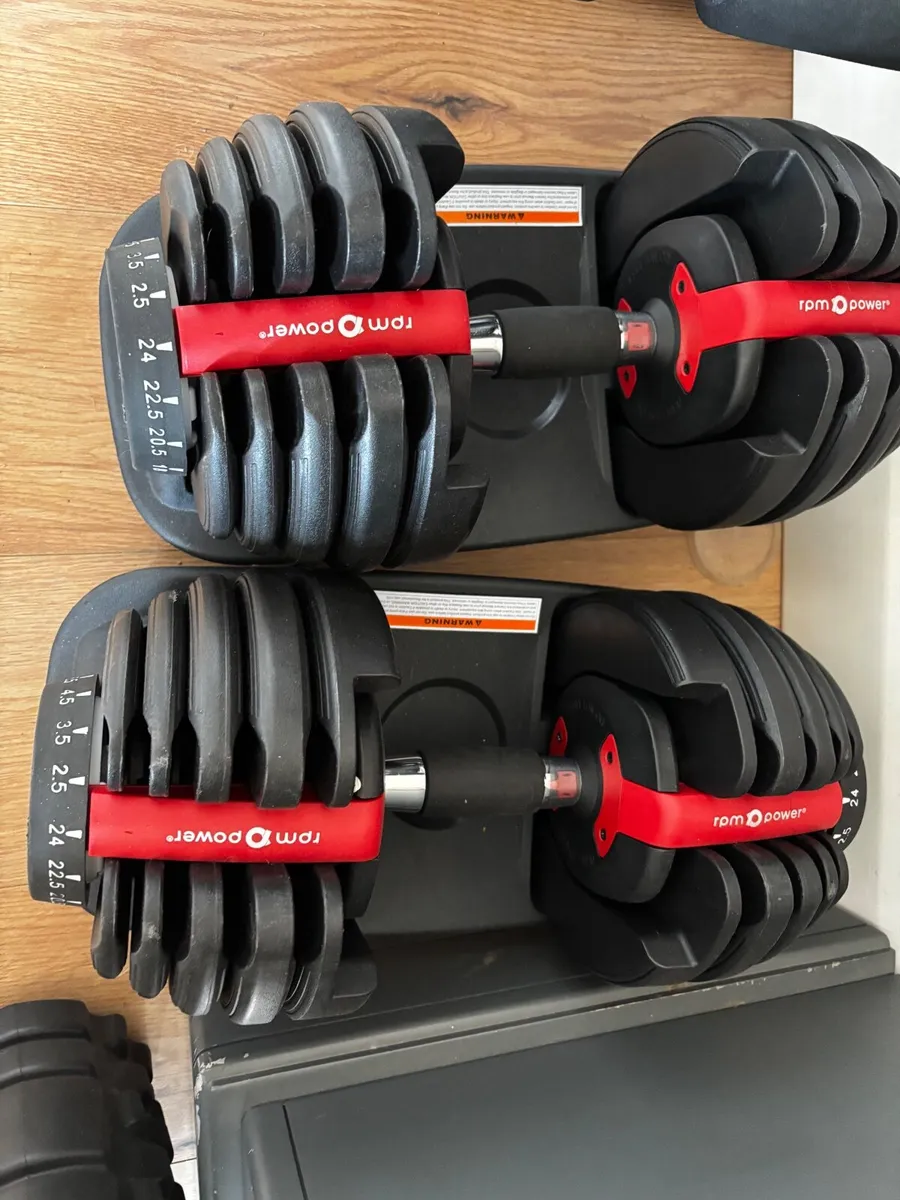 Adjustable weights and bench - Image 2