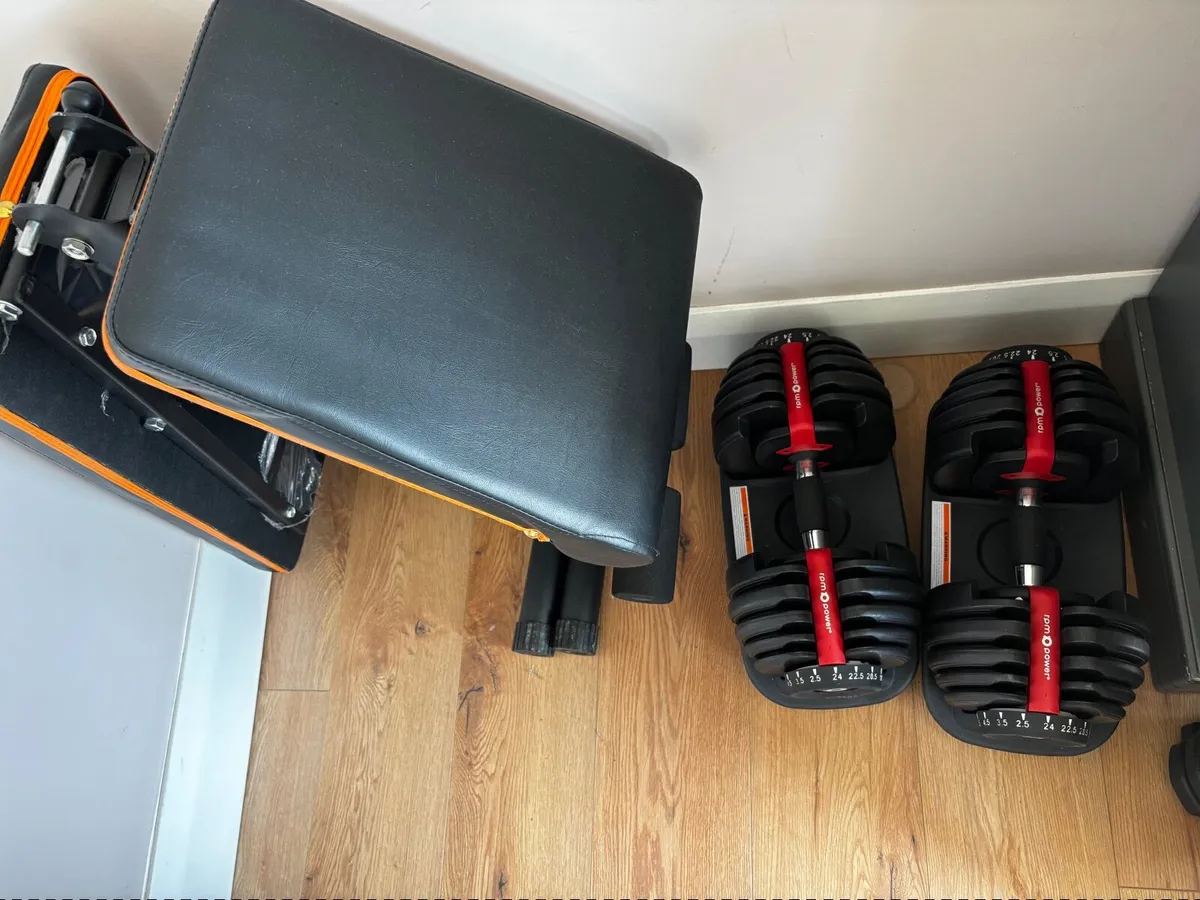 Adjustable weights and bench - Image 3