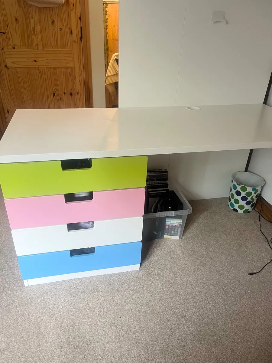 High Sleeper Bed With Desk - Image 3
