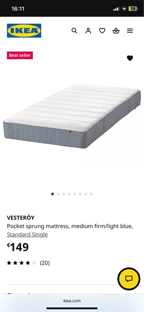 IKEA Single bed mattress - Image 1