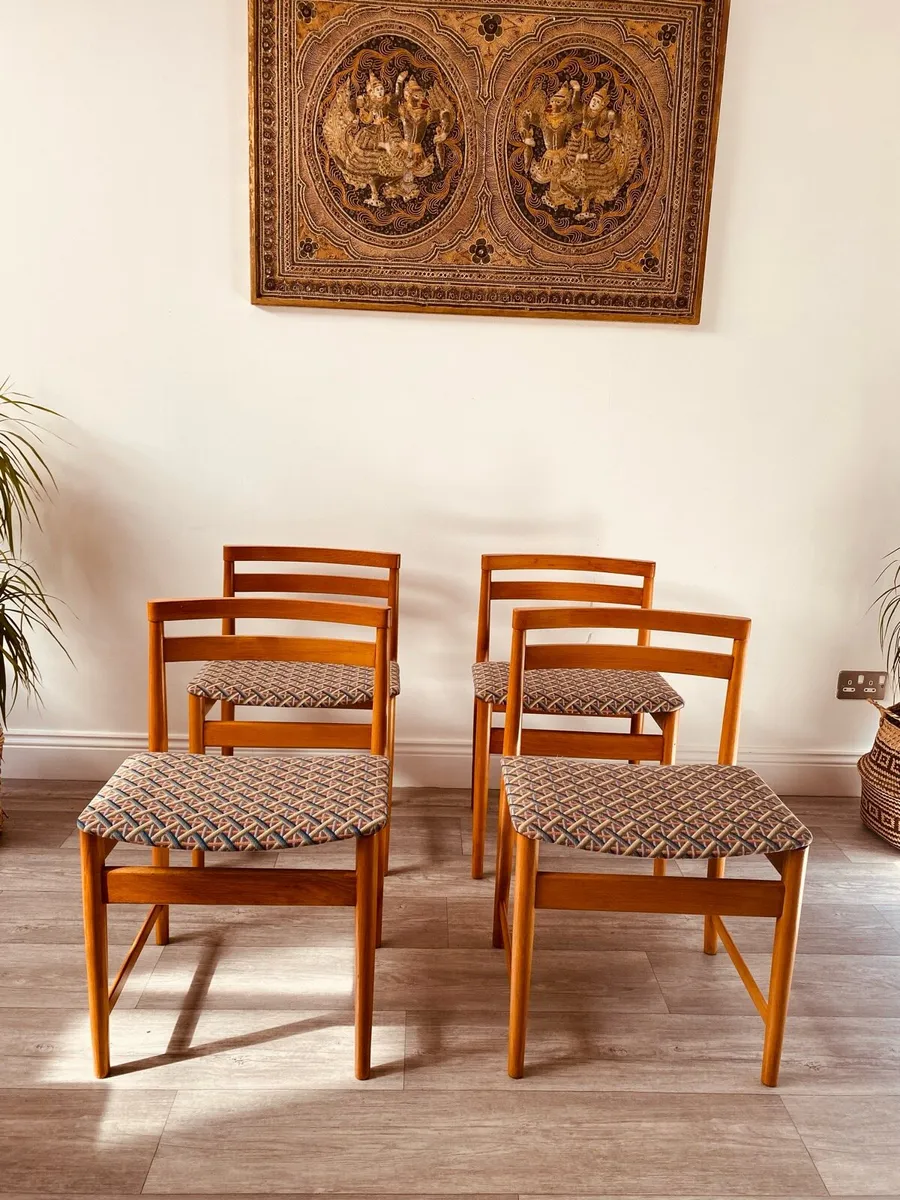 Mid Century Dining Chairs - Image 1