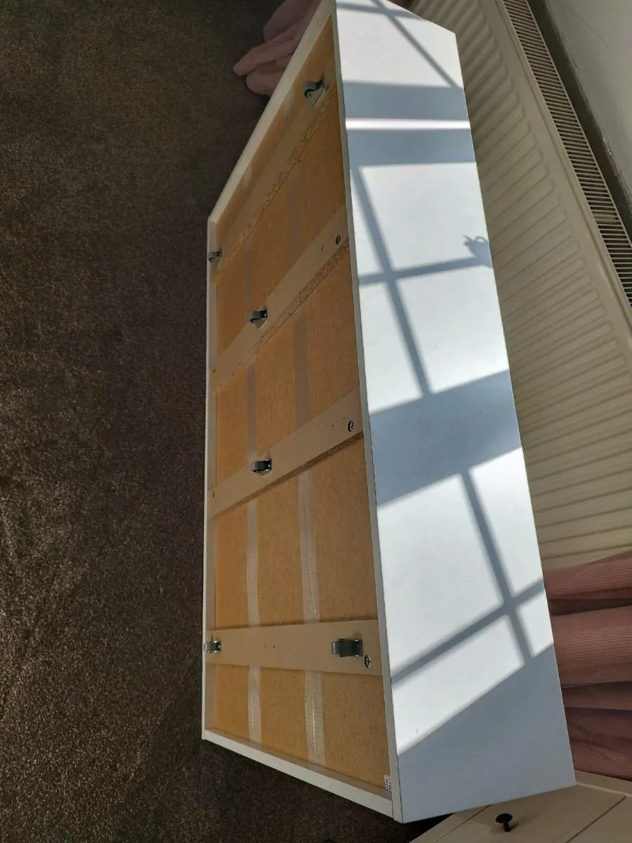 Two under bed storage boxes on wheels for sale - Image 1