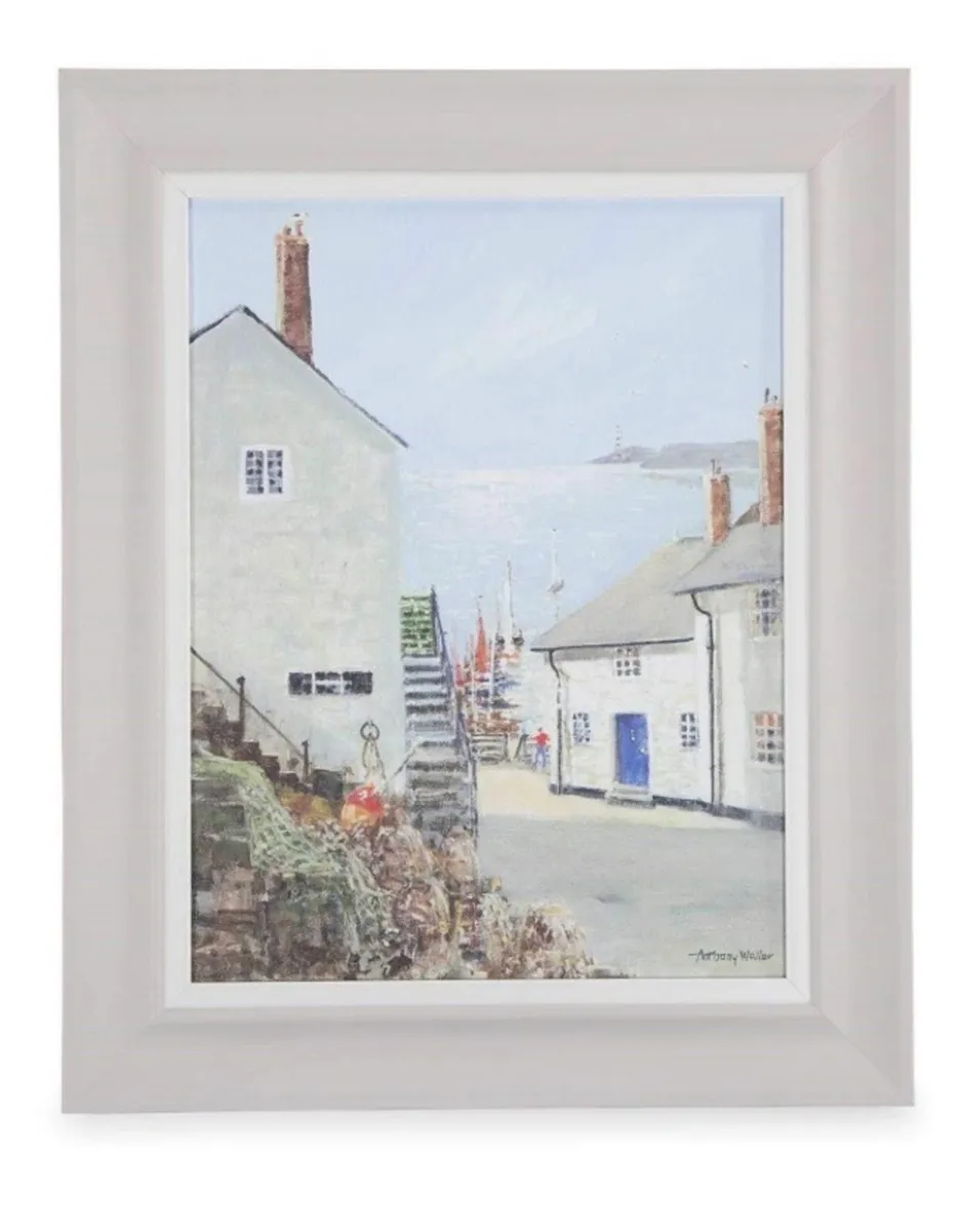 Seaside Village Painting - Image 3