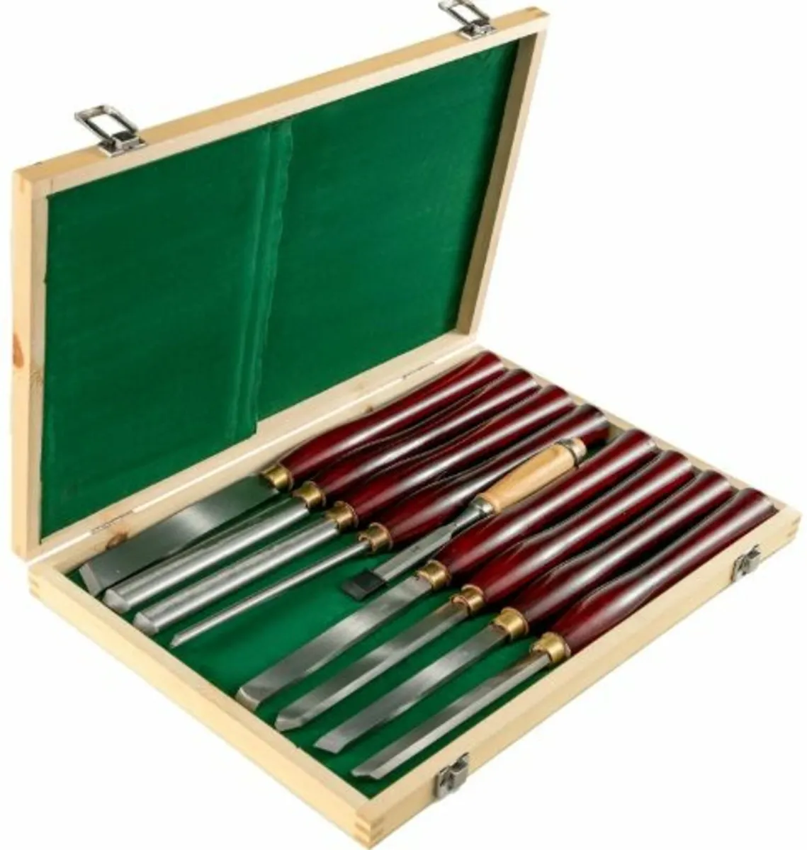 Wood Chisel Sets 8pcs Lathe Chisels 7INCH/17CM - Image 1