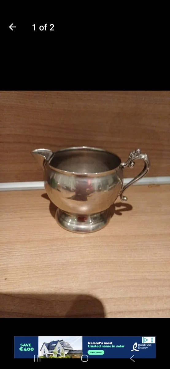 Small Silver Plated Jug