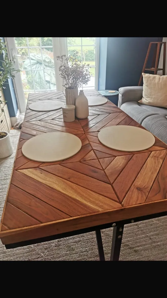 Herringbone Dining Table - Image 3