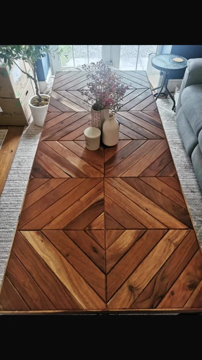 Herringbone Dining Table - Image 4