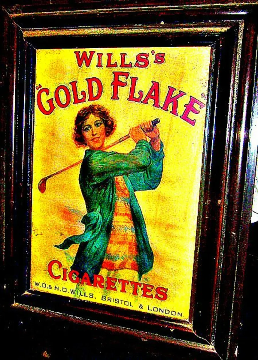 Vintage Framed Wills Advertisement - Image 1