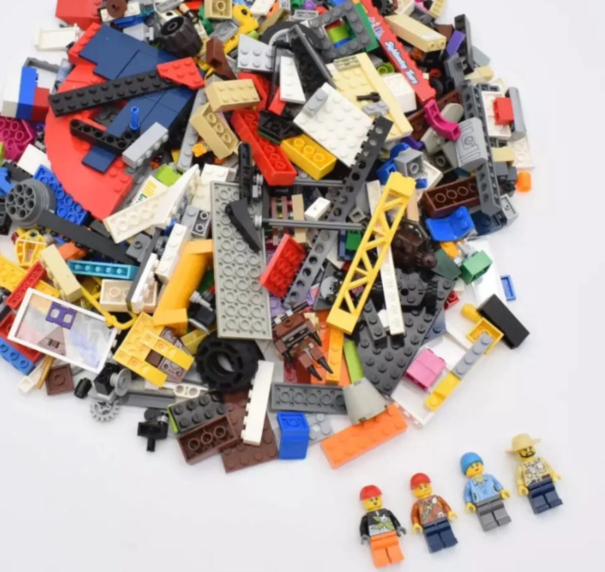 LEGO 1kg Bundle mixed Bricks Parts Pre owned - Image 3