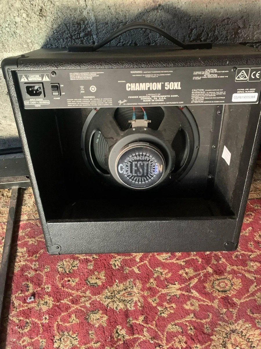 Fender Champion 50XL 50W 1x12 Guitar Combo Amp - Image 2